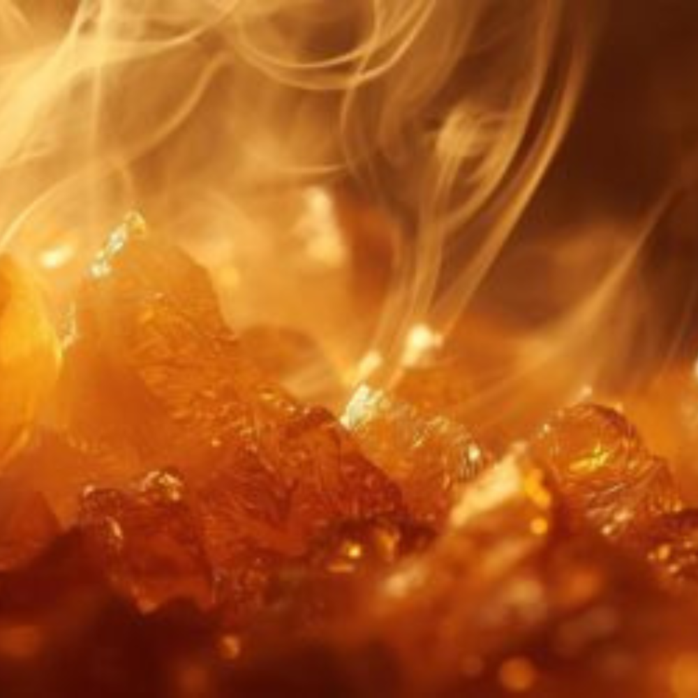 Warm Amber Resinous Scent World