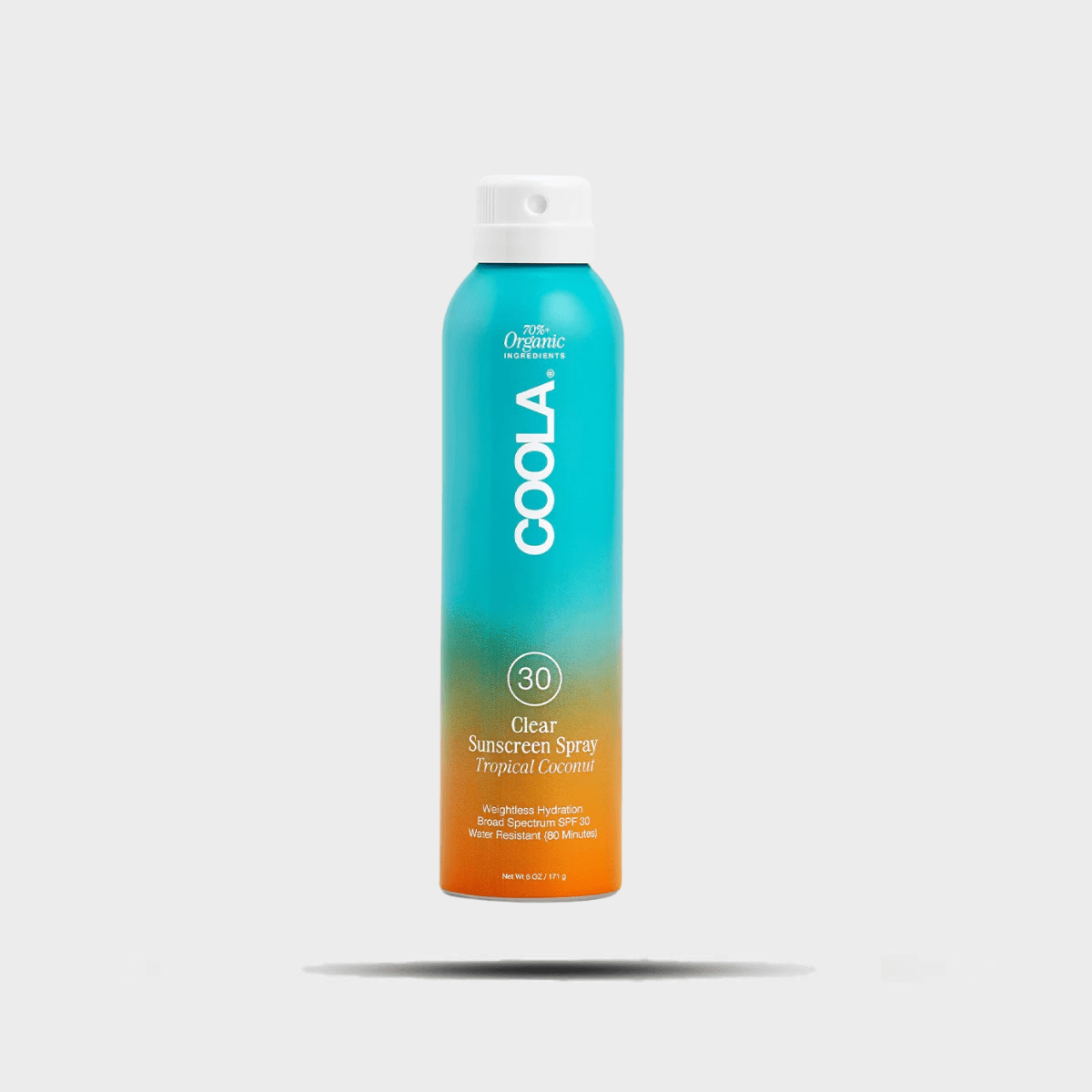 Coola Clear Sunscreen Spray Tropical Coconut SPF30